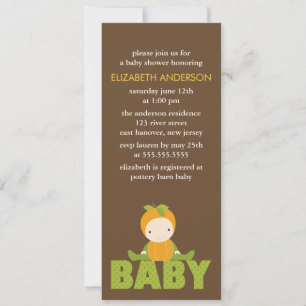 Autumn ThMED Baby shower Kaart