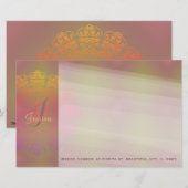 Autumn to Winter Monogram Stationery Briefpapier (Voorkant / Achterkant)