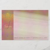 Autumn to Winter Monogram Stationery Briefpapier (Voorkant)