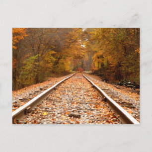 Autumn Tracks briefkaart