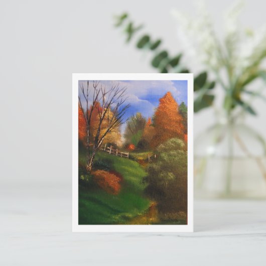 Autumn Trail Briefkaart (Staand voorkant)