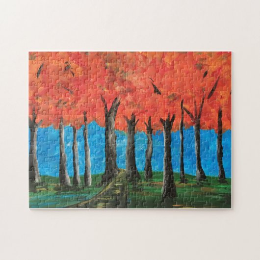 Autumn Trail Legpuzzel (Horizontaal)