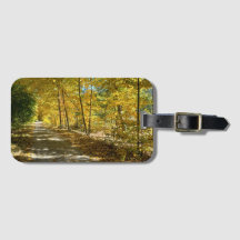 Autumn Trail Luggage Tag