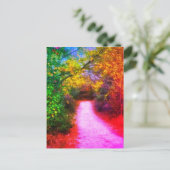 Autumn Trail Rainbow Briefkaart (Staand voorkant)