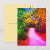 Autumn Trail Rainbow Briefkaart (Voorkant / Achterkant)