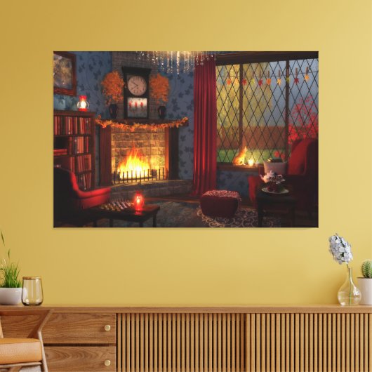 Autumn Tranquility Canvas Print (Insitu (Woonkamer))