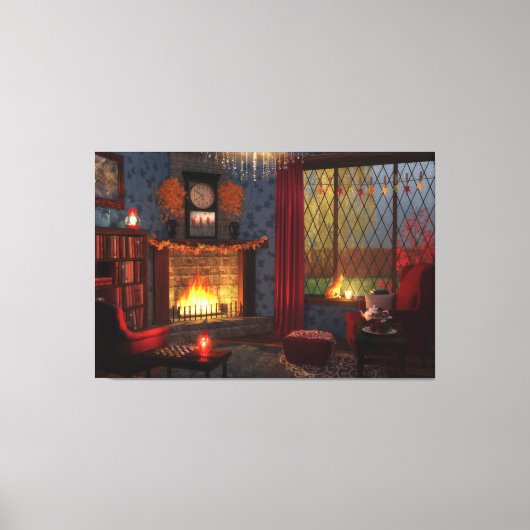 Autumn Tranquility Canvas Print (Voorkant)