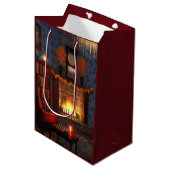 Autumn Tranquility Gift Bag Medium Cadeauzakje (Voorkant Gekanteld)