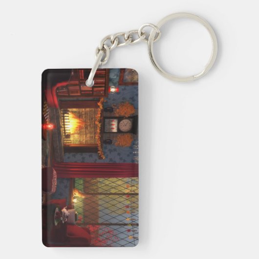 Autumn Tranquility Sleutelhanger (achterkant)