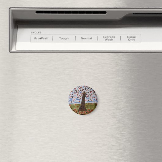 Autumn Tree Magnet (Insitu (Vaatwasser))