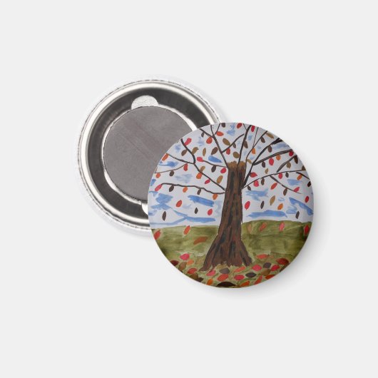 Autumn Tree Magnet (Voorkant / Achterkant)