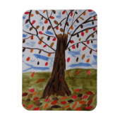 Autumn Tree Magnet Magneet (Verticaal)