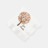 Autumn Tree Napkins Servet (Hoek)