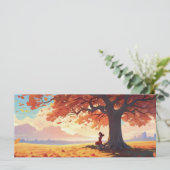 Autumn Tree Prayer Girl (Staand voorkant)