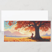 Autumn Tree Prayer Girl (Voorkant / Achterkant)