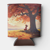 Autumn Tree Prayer Girl Blikjeskoeler (Voorkant)