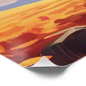 Autumn Tree Prayer Girl Perfect Poster (Hoek)