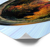 Autumn Trees Abstracte Fotokunst Poster (Hoek)