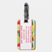 Autumn Trees Bagagelabel (Achterkant verticaal)