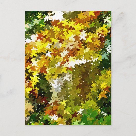 AUTUMN TREES BRIEFKAART (Voorkant)