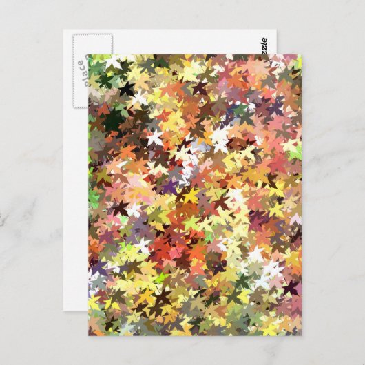 AUTUMN TREES BRIEFKAART (Voorkant / Achterkant)