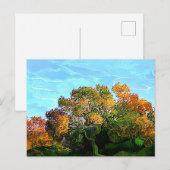 AUTUMN TREES BRIEFKAART (Voorkant / Achterkant)