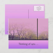 Autumn Trees Briefkaart (Voorkant / Achterkant)