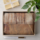 Autumn Trees Bruin Oranje bos Tissuepapier (Geschenk)