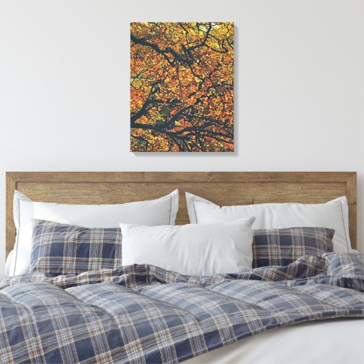 AUTUMN TREES CANVAS AFDRUK (Insitu (Slaapkamer))