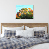 AUTUMN TREES CANVAS AFDRUK (Insitu (Slaapkamer))