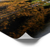 Autumn Trees Flam Aurlandsfjord Noorwegen Poster (Hoek)