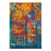 Autumn Trees Foto Afdruk (Voorkant)