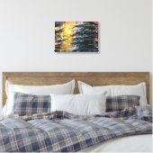Autumn Trees in Whistler, B.C. Canvas Afdruk (Insitu (Slaapkamer))