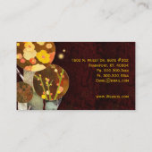 Autumn Trees Interior Designer Visitekaartje (Achterkant)