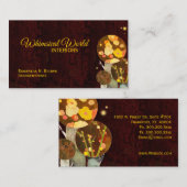 Autumn Trees Interior Designer Visitekaartje (Voorkant / Achterkant)