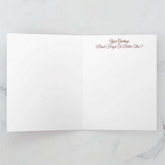 AUTUMN TREES KAART (Binnen)