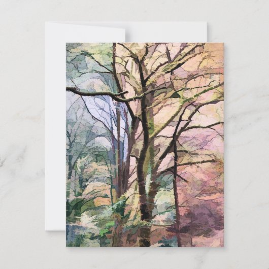 AUTUMN TREES KAART (Voorkant)