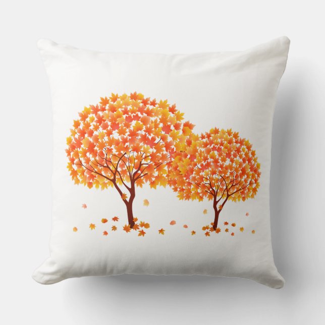 Autumn Trees Pillow Kussen (Voorkant)