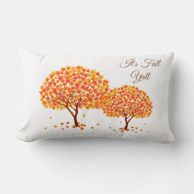 Autumn Trees Pillow Kussen (Voorkant)