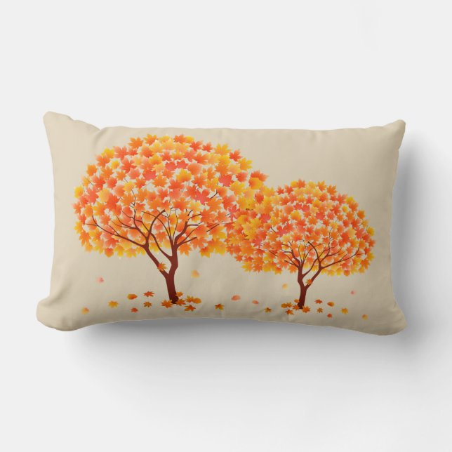 Autumn Trees Pillow Kussen (Voorkant)