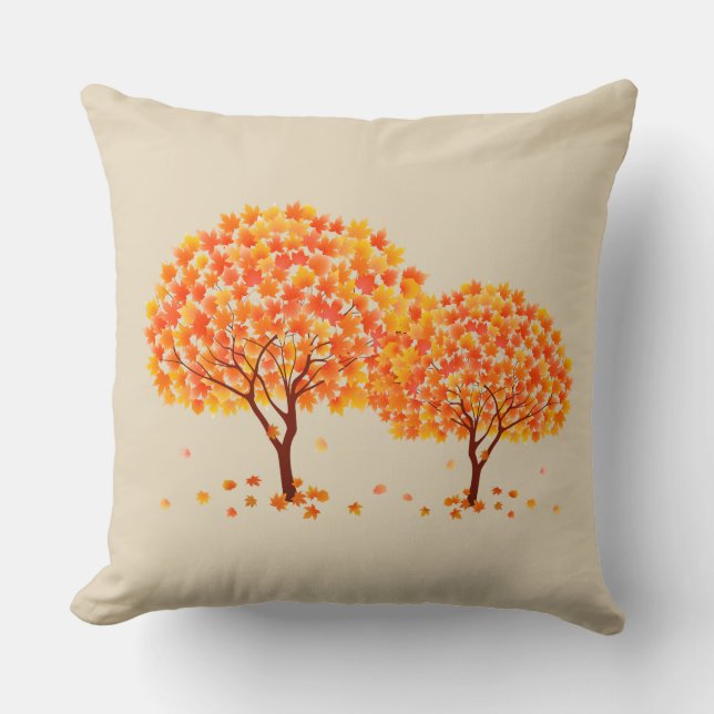 Autumn Trees Pillow Kussen (Voorkant)