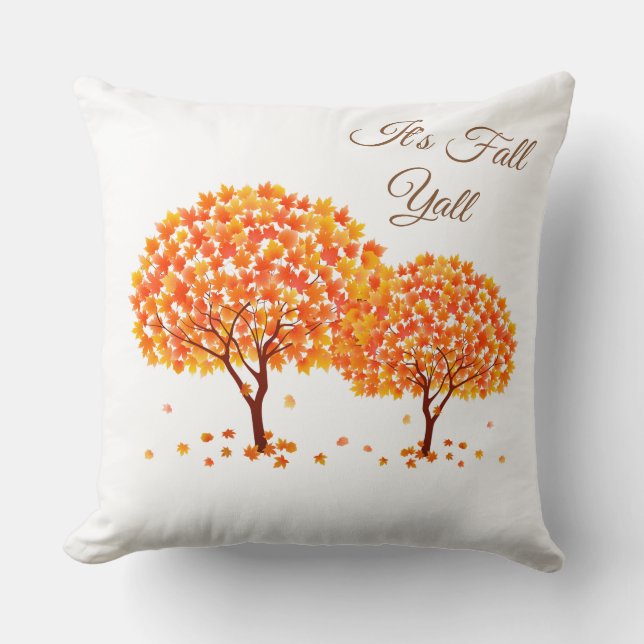 Autumn Trees Pillow Kussen (Voorkant)