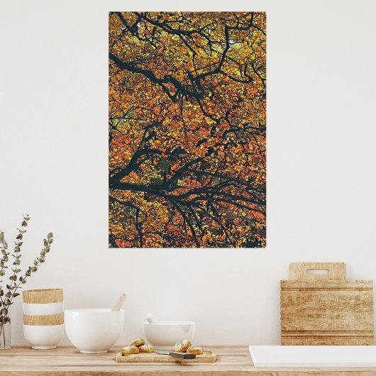 AUTUMN TREES POSTER (Keuken)