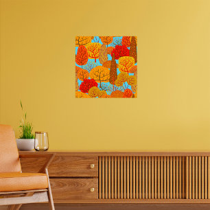 Autumn Trees Poster