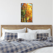 Autumn Trees Stretched Canvas Print (Insitu (Slaapkamer))