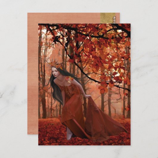 Autumn Tryst Briefkaart (Voorkant / Achterkant)