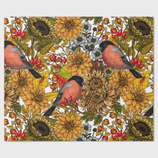 Autumn tuin 1 cadeaupapier (Vlak)