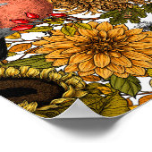 Autumn tuin 1 poster (Hoek)