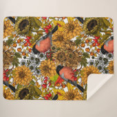 Autumn tuin 1 sherpa deken (Voorkant (horizontaal))