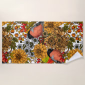 Autumn tuin 1 strandlaken (Voorkant)